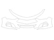 tlx 3M Clear Bra Bumper Precut PPF Diagram