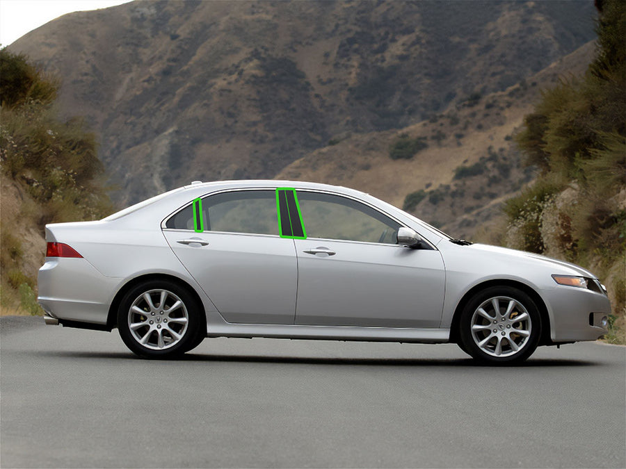 acura tsx 2004-2008 Pillar Post Trim Installation Location