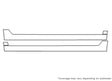 tsx Avery Dennison Clear Bra Door Cup Precut PPF Diagram