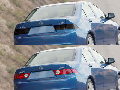 tsx Before and After Smoked Taillights
