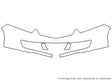 tsx 3M Clear Bra Bumper Precut PPF Diagram