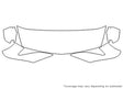 tsx Avery Dennison Clear Bra Hood Precut PPF Diagram