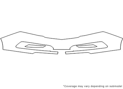 zdx Avery Dennison Clear Bra Bumper Precut PPF Diagram