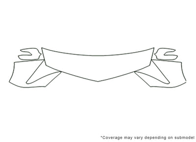 zdx 3M Clear Bra Hood Precut PPF Diagram