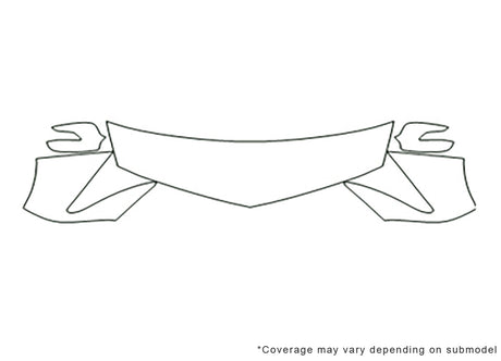 zdx Avery Dennison Clear Bra Hood Precut PPF Diagram