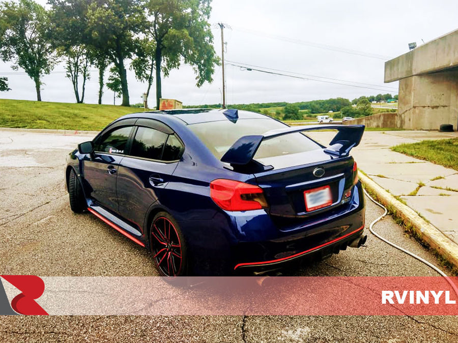 2017 Subaru Avery Dennison SW900 Gloss Cardinal Red Rear Wrap