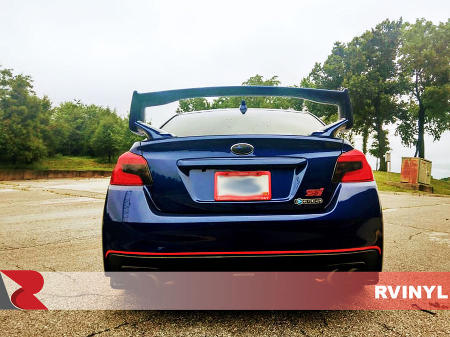 2017 Subaru Avery Dennison SW900 Gloss Cardinal Red DIY Rear Wrap