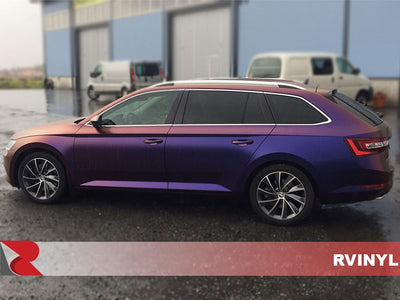 Avery Supreme Wrapping ColorFlow Satin Roaring Thunder Driver Side Wrap