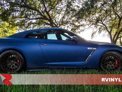 Avery Dennison™ SW900 Matte Metallic Night Blue Vinyl Wrap | 623-M