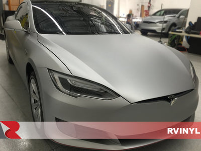 Avery Dennison™ SW900 Matte Metallic Silver Vinyl Wrap | 857-M