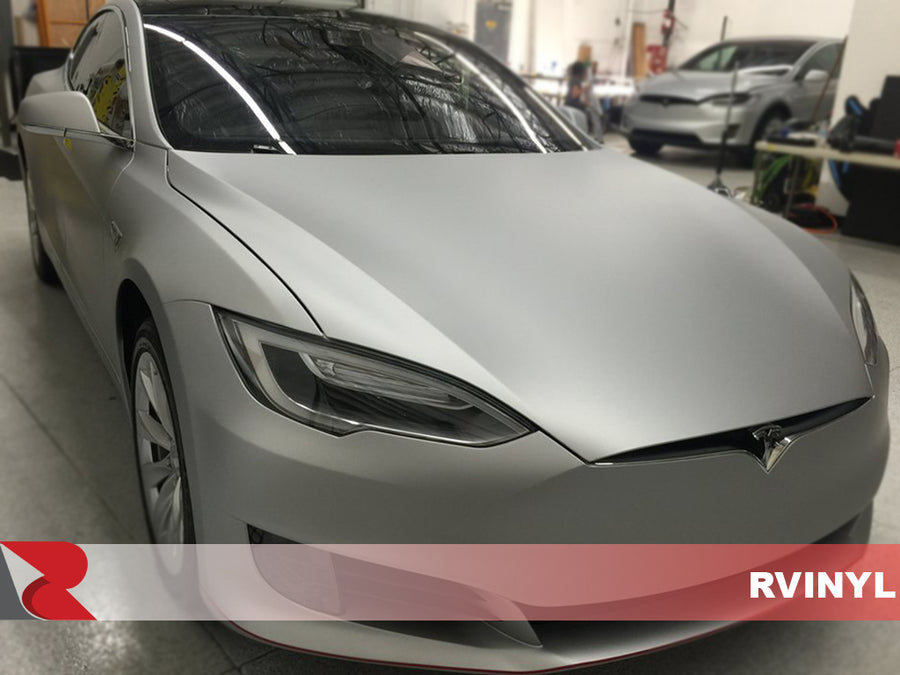 Avery Dennison™ SW900 Matte Metallic Silver Vinyl Wrap | 857-M