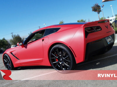 Avery Dennison™ SW900 Satin Carmine Red Vinyl Wrap | 438-O