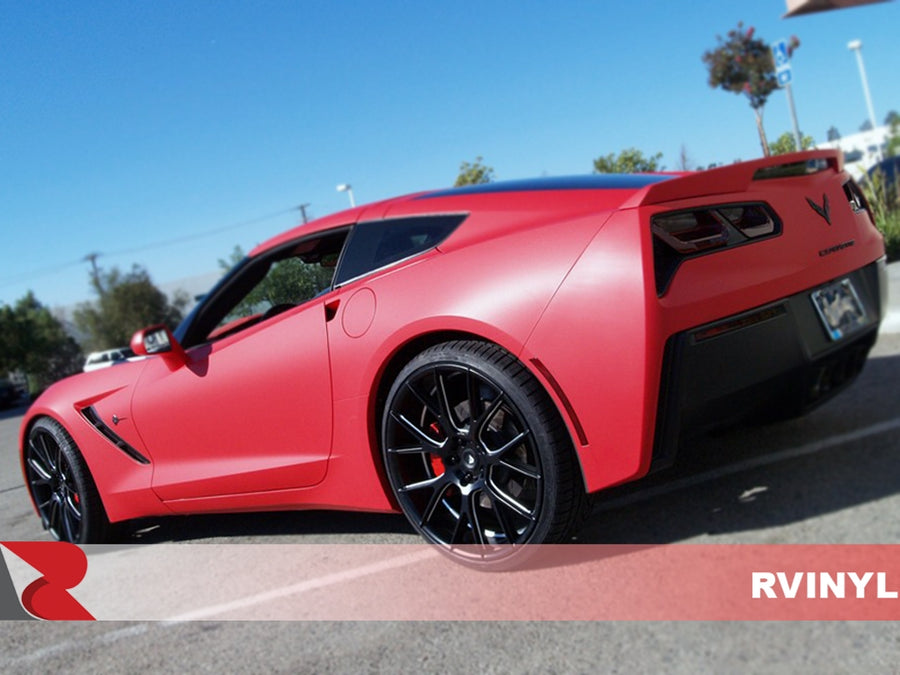 Avery Dennison™ SW900 Satin Carmine Red Vinyl Wrap | 438-O