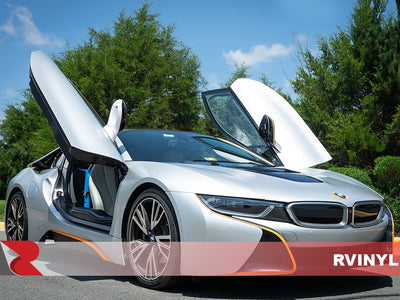 Avery Dennison™ SW900 Satin Silver Metallic Vinyl Wrap | 805-M