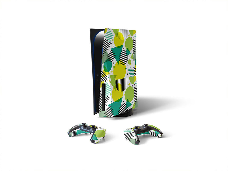 adams apple abstract geometric Sony PS5 DIY Skin