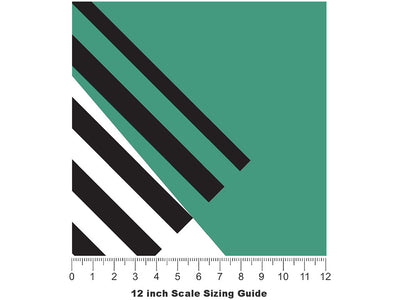 Adams Apple Abstract Vinyl Film Pattern Size 12 inch Scale~Rwraps Adams Apple Abstract Sizing Chart~2
