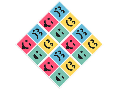 Advanced Emoticon Emoji Vinyl Wrap Pattern