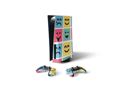 advanced emoticon emoji Sony PS5 DIY Skin