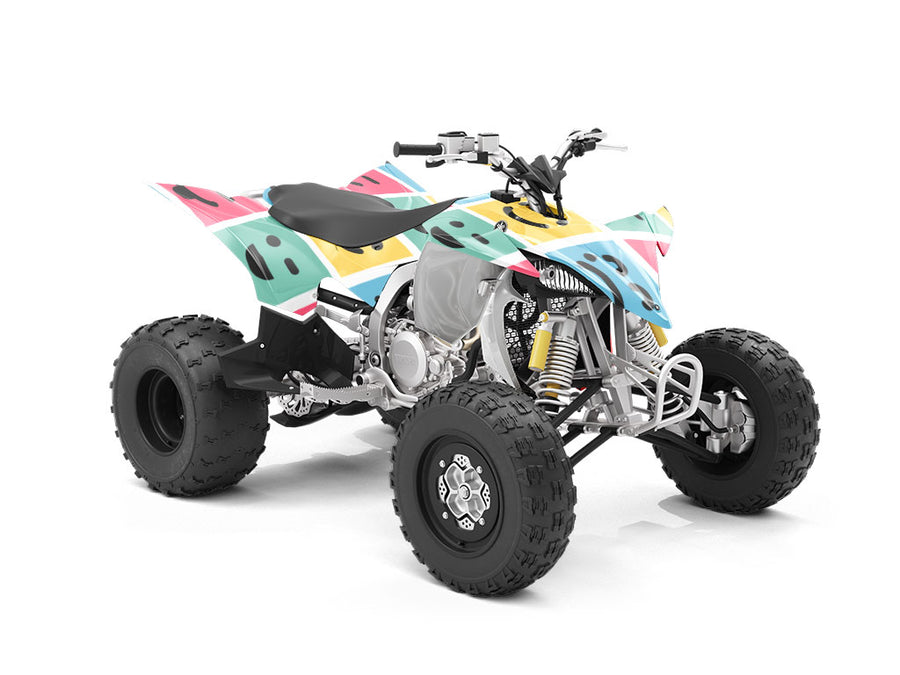 Advanced Emoticon Emoji ATV Wrapping Vinyl