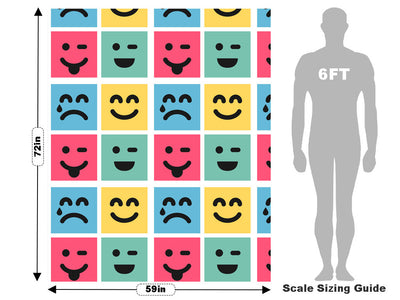 Advanced Emoticon Emoji Vehicle Wrap Scale~Rwraps Series 914 Advanced Emoticon Emoji Measurements~1