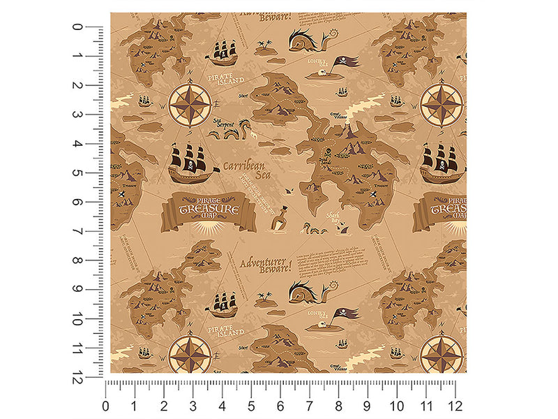 adventurers beware pirate 1ft x 1ft Craft Sheets