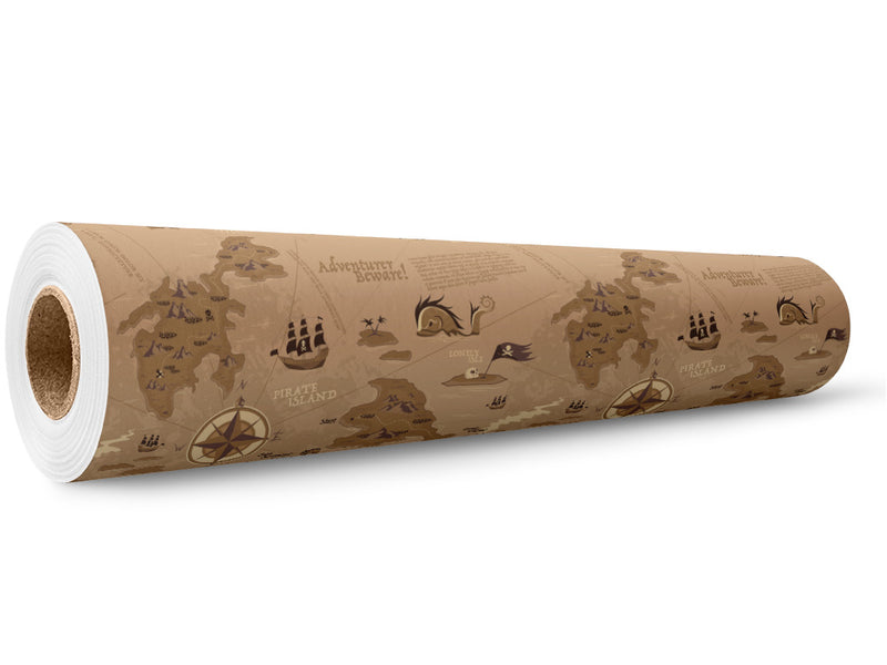Adventurers Beware Pirate Wrap Film Wholesale Roll~Rwraps Series 914 Digitally Printed Vinyl Roll~5