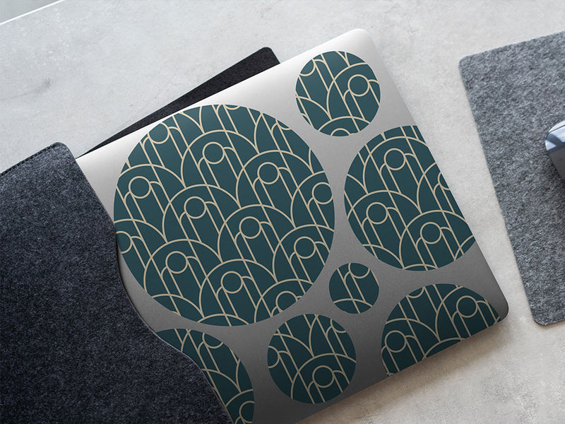aero ascension art deco DIY Laptop Stickers