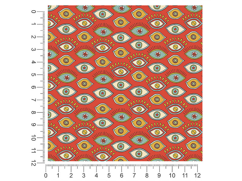 afraid petrified retro 1ft x 1ft Craft Sheets