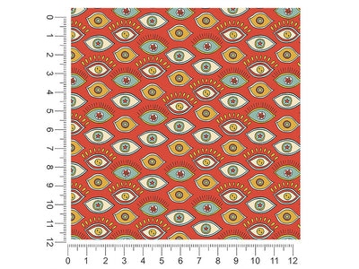afraid petrified retro 1ft x 1ft Craft Sheets