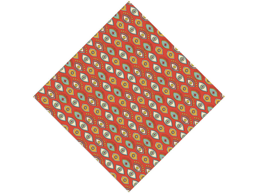 Afraid Petrified Retro Vinyl Wrap Pattern