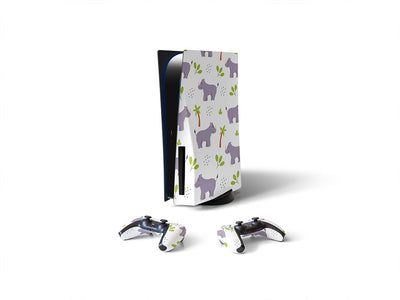 african megafauna animal Sony PS5 DIY Skin