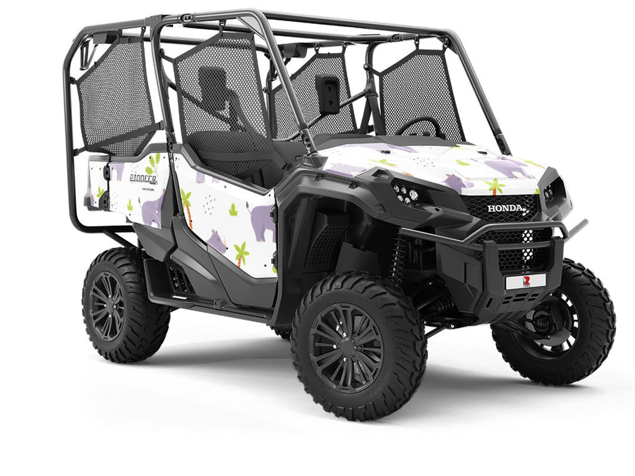 African Megafauna Animal Utility Vehicle Vinyl Wrap