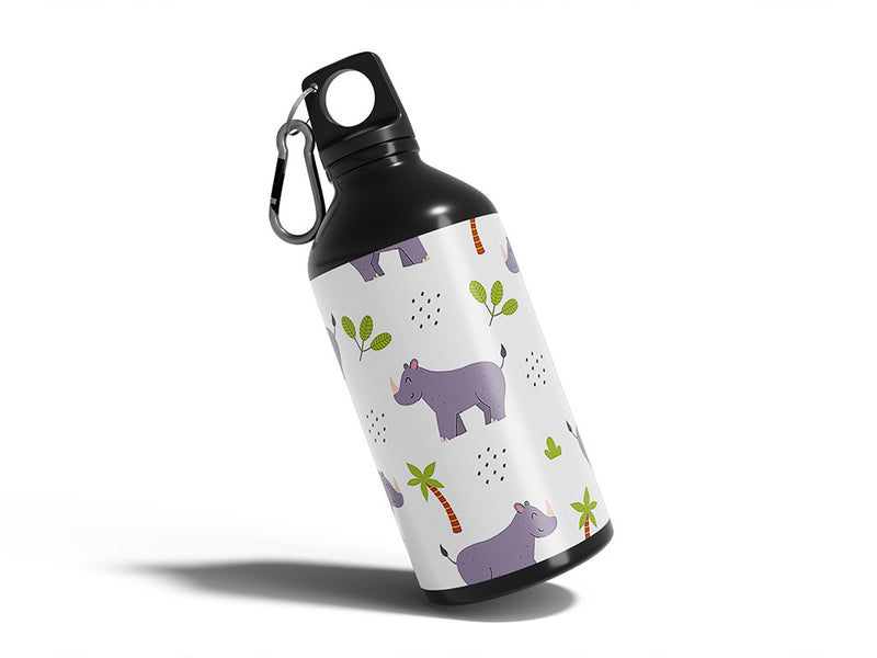 african megafauna animal Water Bottle DIY Stickers