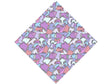 African Violets Mosaic Vinyl Wrap Pattern
