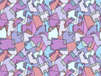 African Violets Mosaic Vinyl Wrap Pattern~Rwraps Series 914 Digitally Printed Vinyl Wrap~0