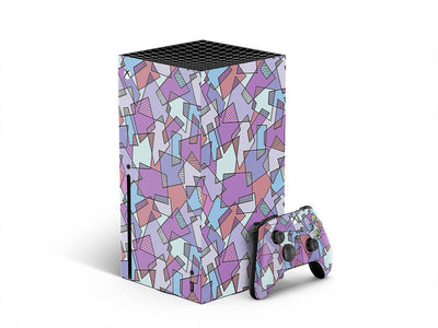 african violets mosaic XBOX DIY Decal