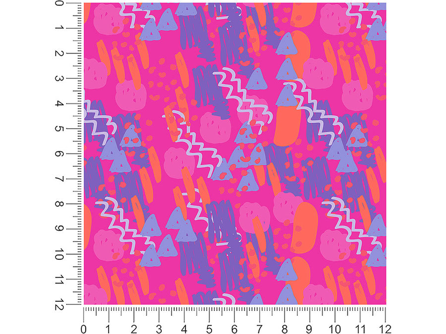 after glow abstract geometric 1ft x 1ft Craft Sheets