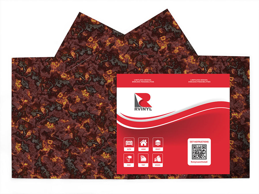 after storming lava Craft Vinyl Sheet Pack