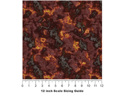After Storming Lava Vinyl Film Pattern Size 12 inch Scale~Rwraps After Storming Lava Sizing Chart~2