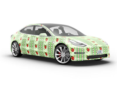 Afternoon Tea Bug Vehicle Vinyl Wrap