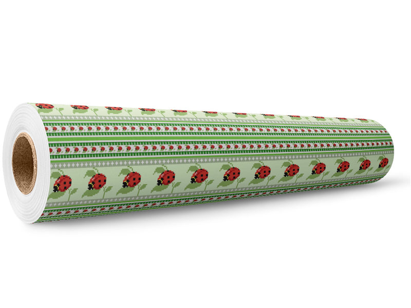 Afternoon Tea Bug Wrap Film Wholesale Roll~Rwraps Series 914 Digitally Printed Vinyl Roll~5