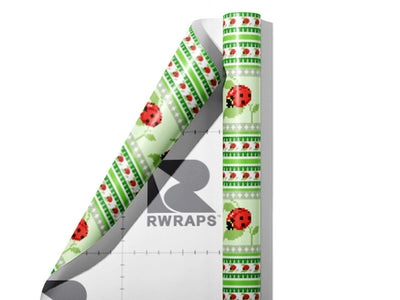Afternoon Tea Bug Wrap Film Sheets~Rwraps Series 914 Afternoon Tea Bug Scrolled Sheet~3
