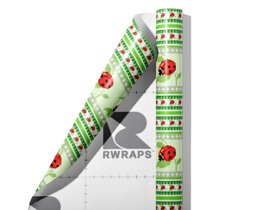 Afternoon Tea Bug Wrap Film Sheets~Rwraps Series 914 Afternoon Tea Bug Scrolled Sheet~3