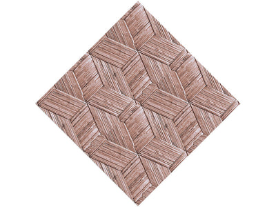 Aged Crates Wooden Parquet Vinyl Wrap Pattern
