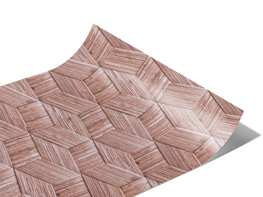 Aged Crates Wooden Parquet Vinyl Wraps~Rwraps Series 914 Digitally Printed Vinyl Wrap~1