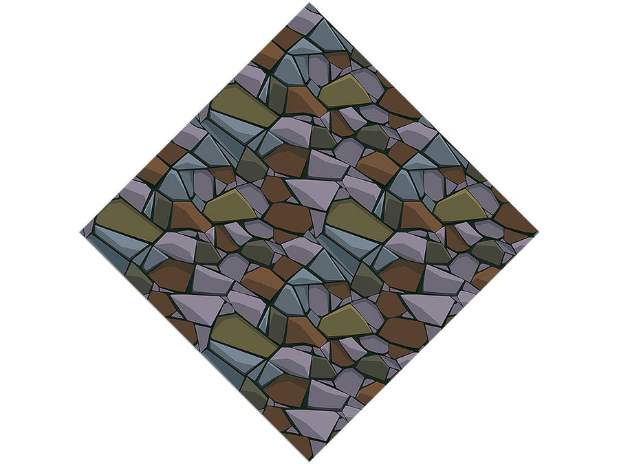 Aggressive Earth Cobblestone Vinyl Wrap Pattern