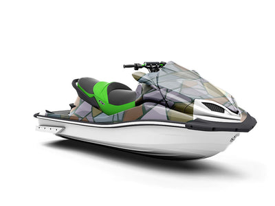 Aggressive Earth Cobblestone Jet Ski Vinyl Customized Wrap