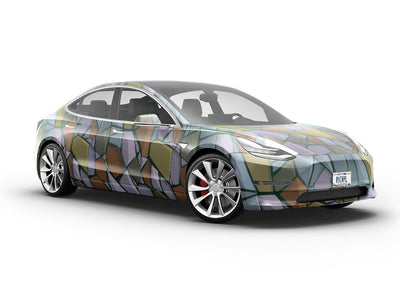 Aggressive Earth Cobblestone Vehicle Vinyl Wrap