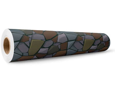 Aggressive Earth Cobblestone Wrap Film Wholesale Roll~Rwraps Series 914 Digitally Printed Vinyl Roll~5