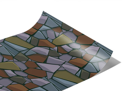 Aggressive Earth Cobblestone Vinyl Wraps~Rwraps Series 914 Digitally Printed Vinyl Wrap~1